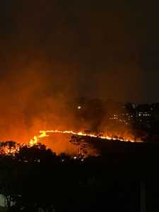 Incêndio Via Expressa COntag