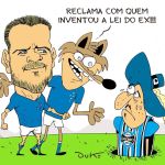 Charge do Duke: a vitória do Cruzeiro sobre o Grêmio no Sul