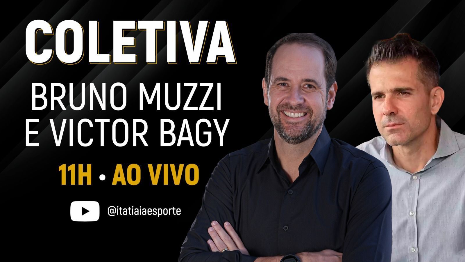 Assista, ao vivo, à coletiva de Victor e Bruno Muzzi no Atlético