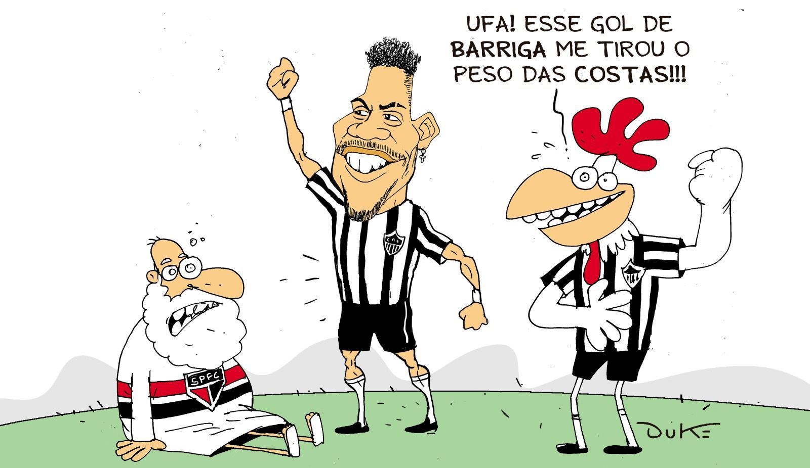 Charge do Duke: a vitória do Atlético sobre o São Paulo na Arena MRV