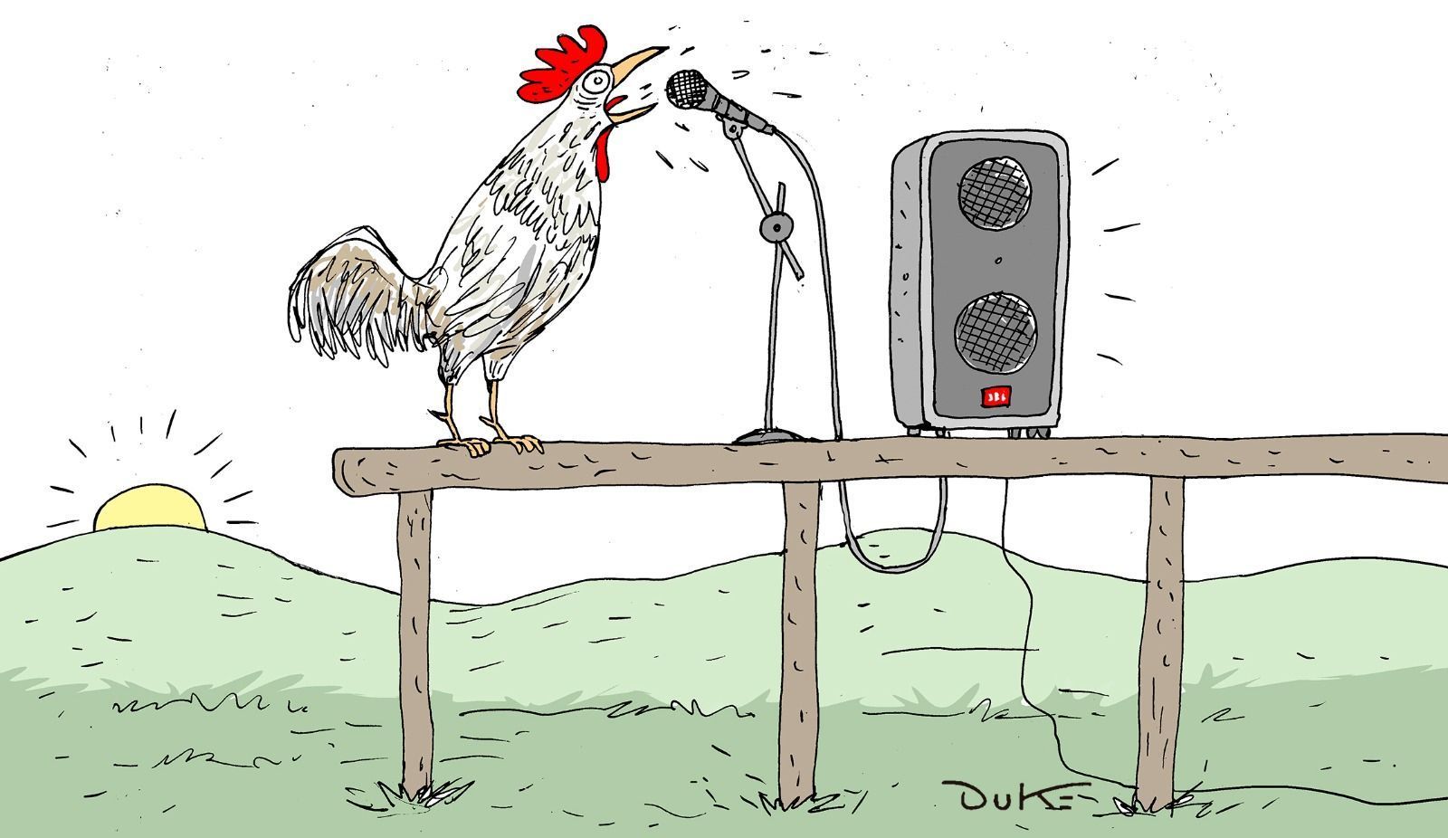 Charge do Duke: microfones e caixas de som na Arena MRV