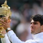 Wimbledon: Alcaraz exibe acessório de meio milhão de reais após título