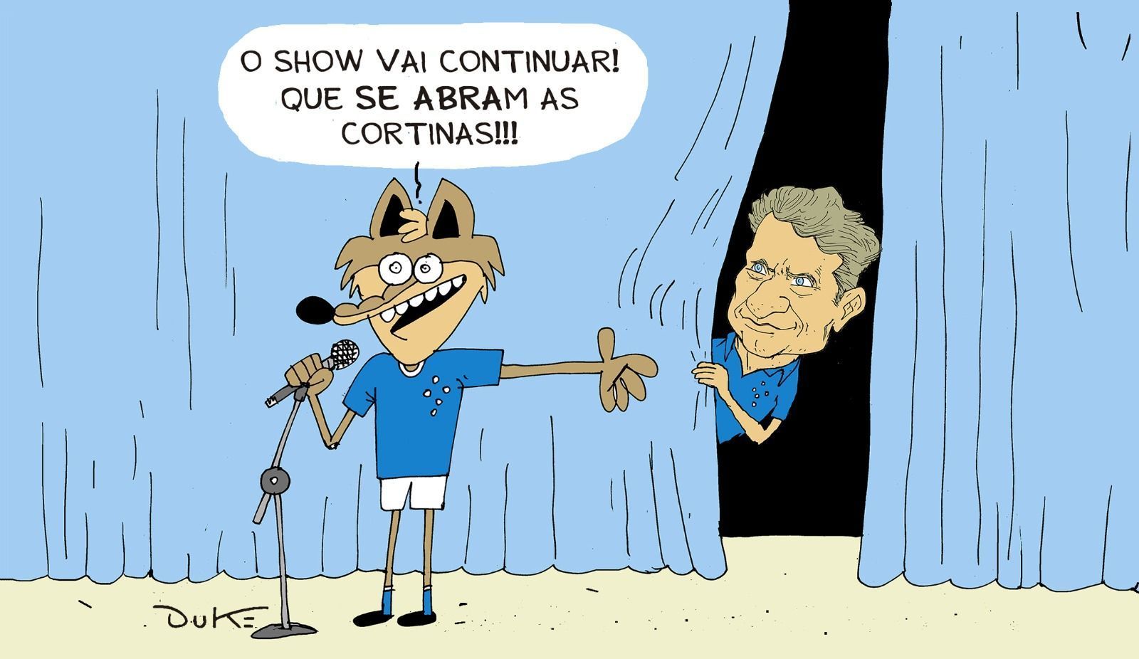Charge do Duke: o bom momento do Cruzeiro