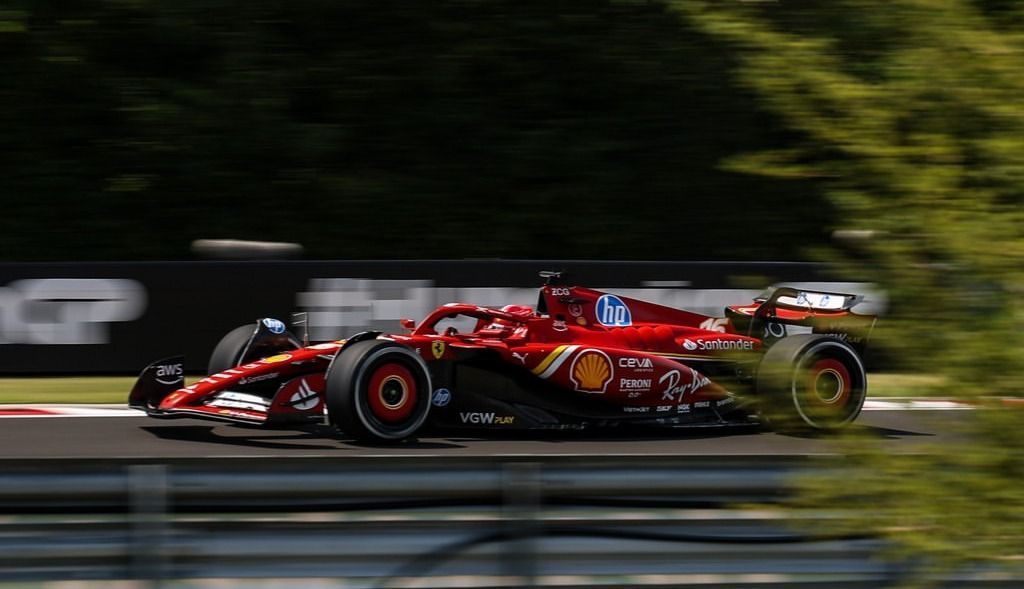 Ferrari surpreende e lidera 1º treino livre do GP da Hungria de F1
