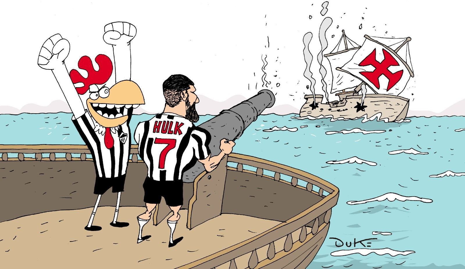 Charge do Duke: a vitória do Atlético sobre o Vasco na Arena MRV