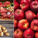 Batata e maçã em alta, carnes estáveis para o consumidor