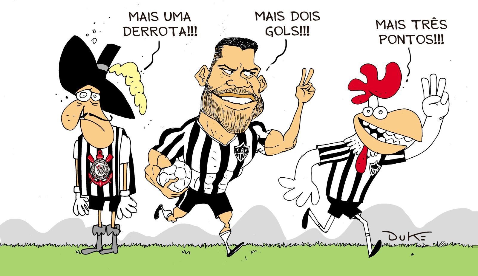 Charge do Duke: a vitória do Atlético sobre o Corinthians no Brasileiro