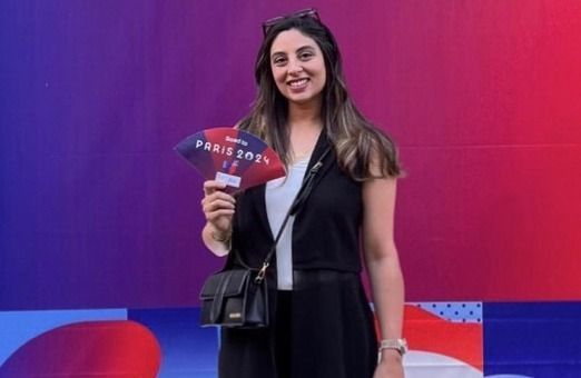 Paris 2024: após eliminação, esgrimista revela ter competido grávida de sete meses