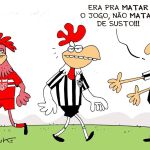Charge do Duke: o empate entre Atlético e CRB pela Copa do Brasil