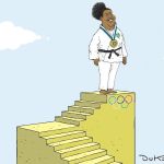 Charge do Duke: o ouro de Beatriz Souza no judô em Paris 2024