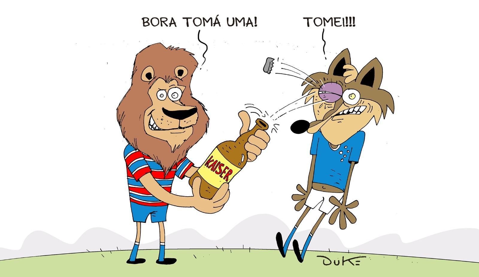 Charge do Duke: a derrota do Cruzeiro para o Fortaleza no Brasileiro