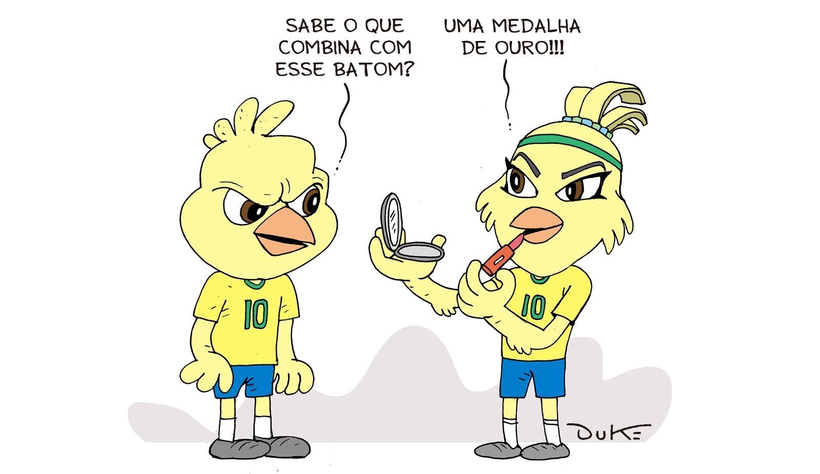 Charge do Duke: Seleção Brasileira Feminina na briga por medalha inédita em Paris