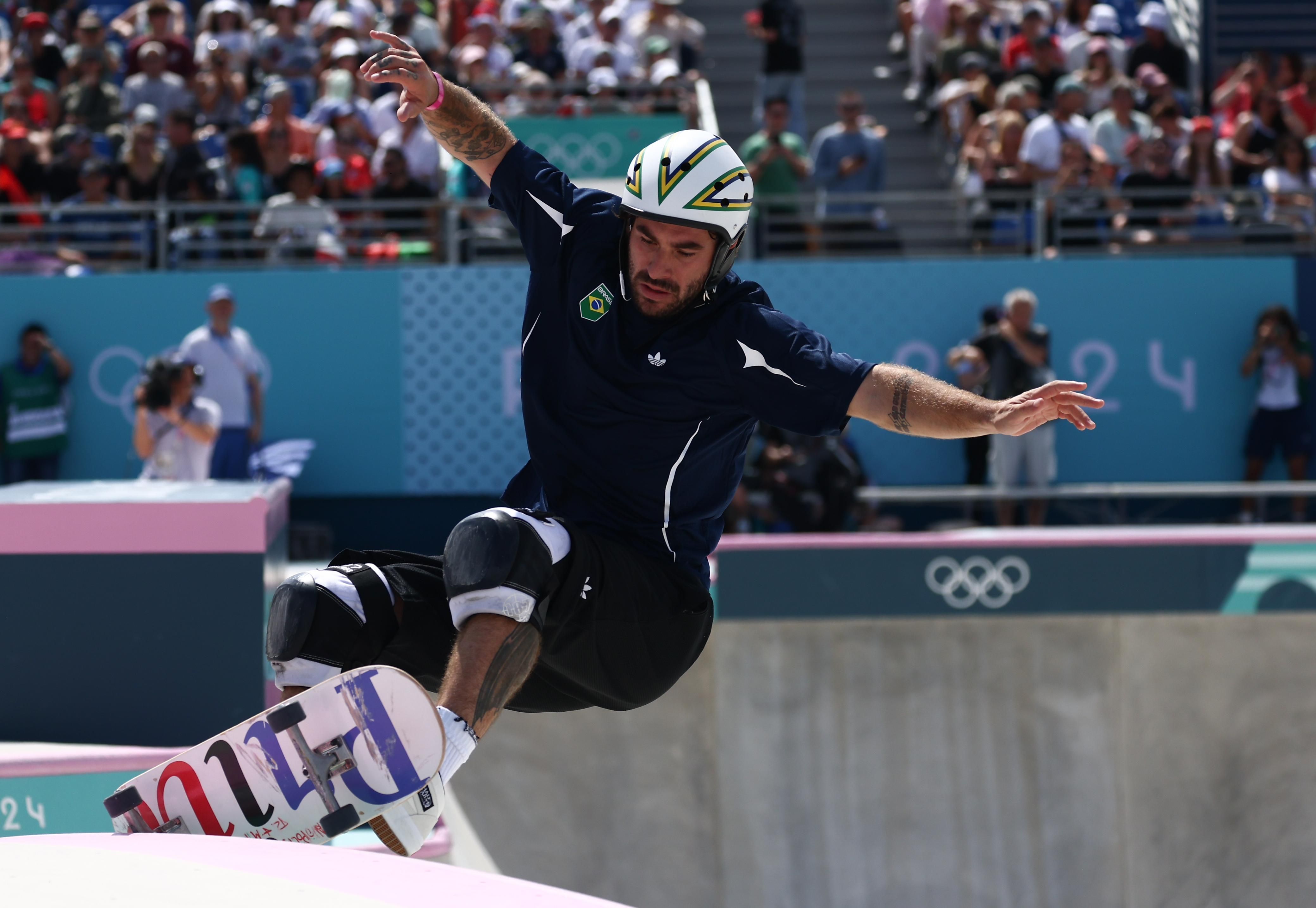 Paris 2024: Brasil terá três representantes na final do Skate Park Masculino
