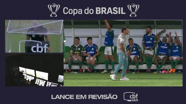 O lance que resultou na expulsão de Abel Ferreira, técnico do Palmeiras O lance que resultou na expulsão de Abel Ferreira, técnico do Palmeiras