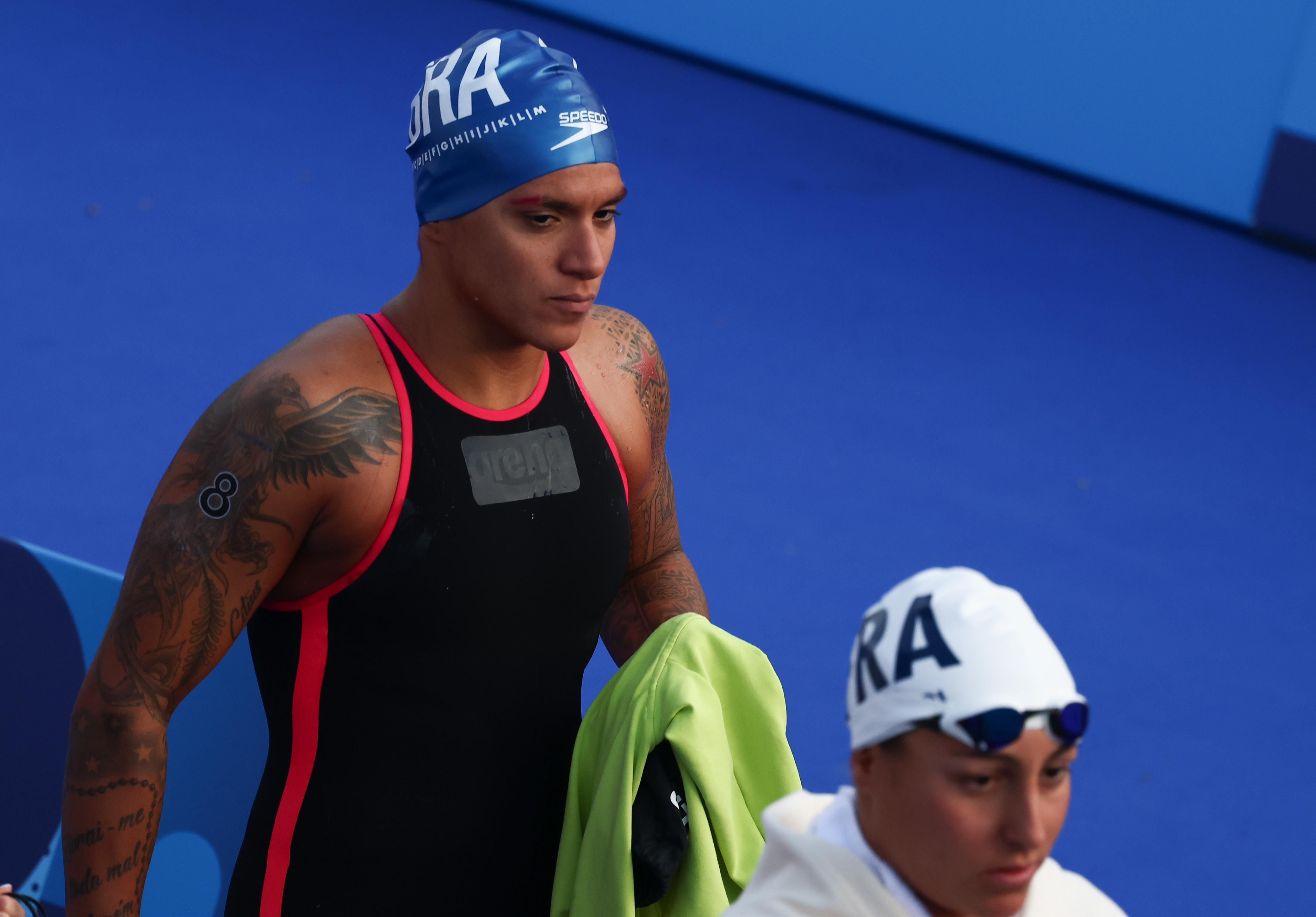 Paris 2024: Ana Marcela Cunha fica sem medalha na Maratona Aquática