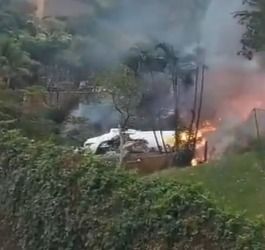 Força Aérea Brasileira desloca peritos para local de queda de avião em Vinhedo