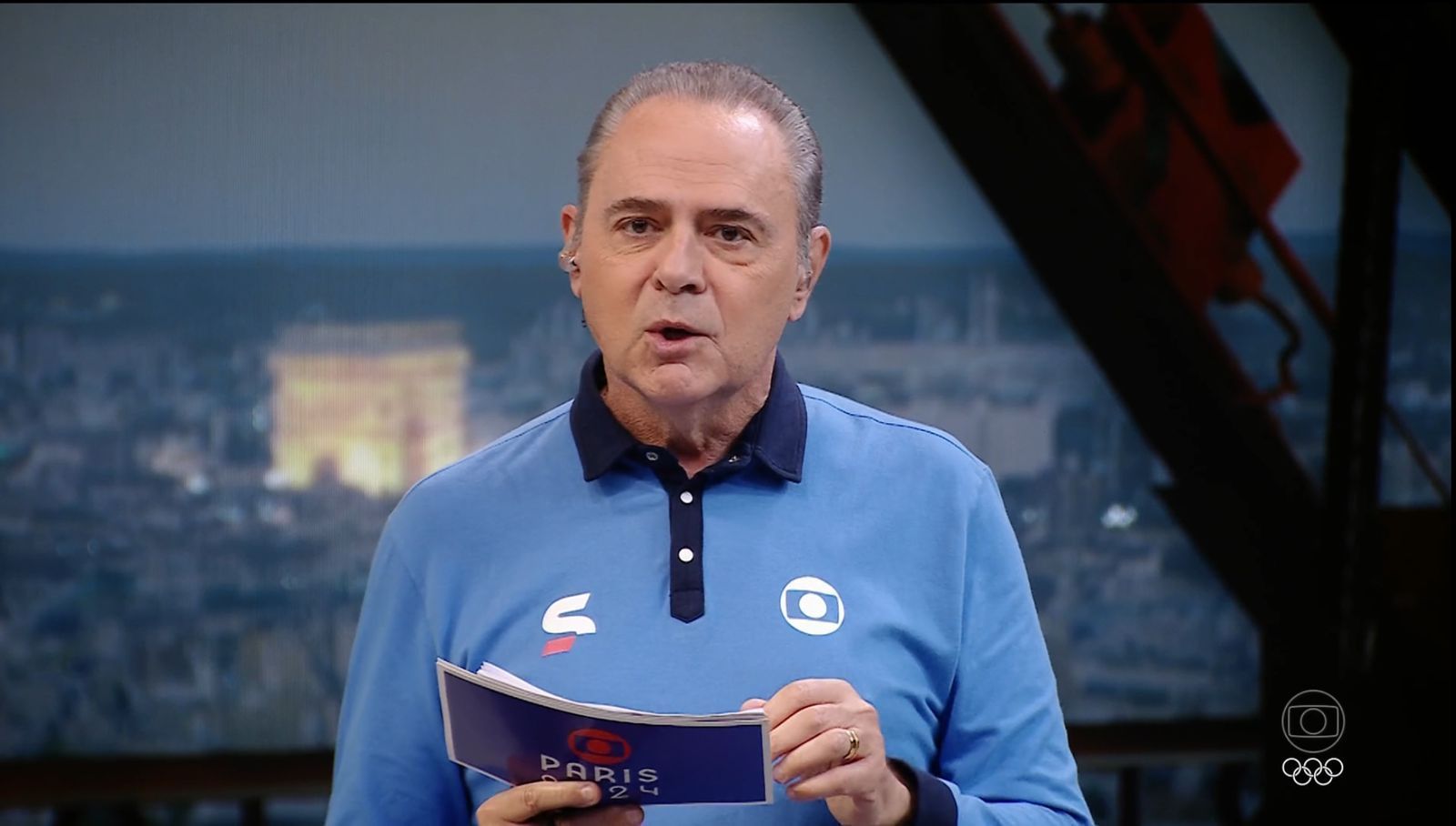 Luís Roberto surpreende e faz chá revelação de campeã olímpica na Globo