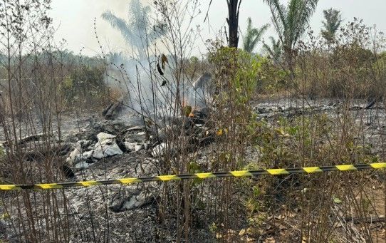 Acidente aéreo no Mato Grosso mata avô, dois netos e outras duas pessoas