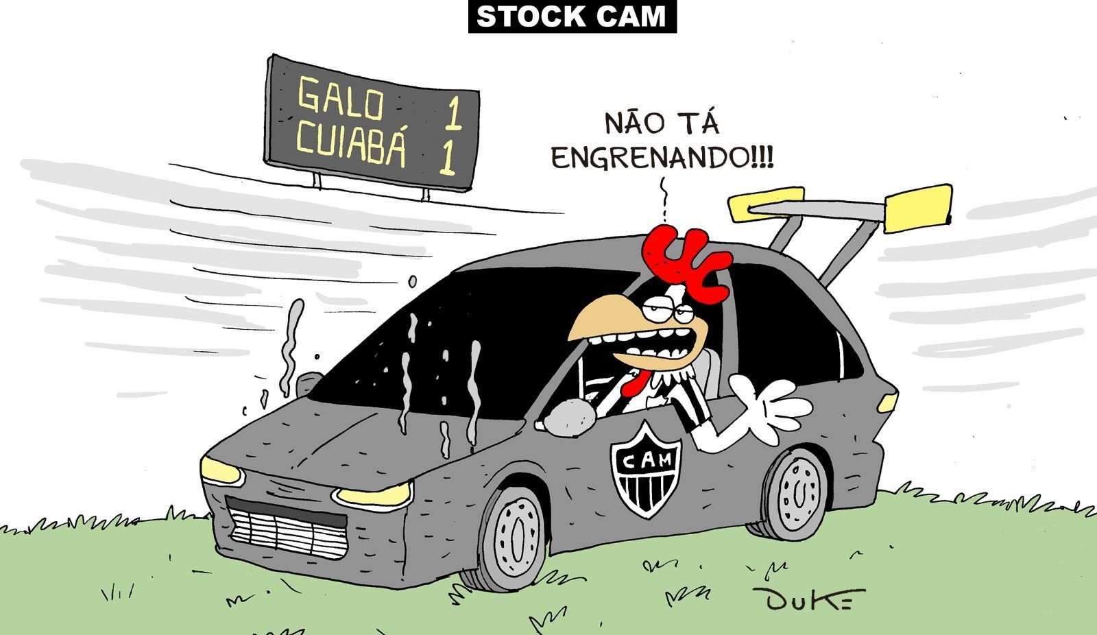 Charge do Duke | Mais um tropeço do Atlético no Campeonato Brasileiro