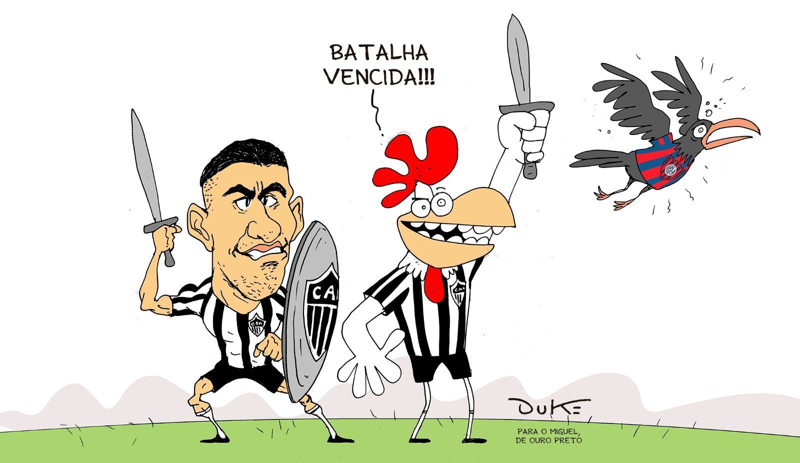 Charge do Duke: a classificação do Atlético às quartas da Libertadores