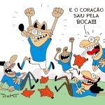 Charge do Duke: com emoção, Cruzeiro elimina Boca Juniors na Sul-Americana