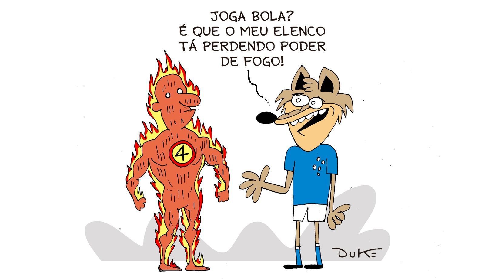 Charge do Duke: o momento do ataque do Cruzeiro
