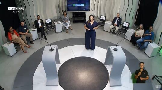 Último debate entre candidatos à Prefeitura de Belo Horizonte foi realizado na Rede Minas, na última semana