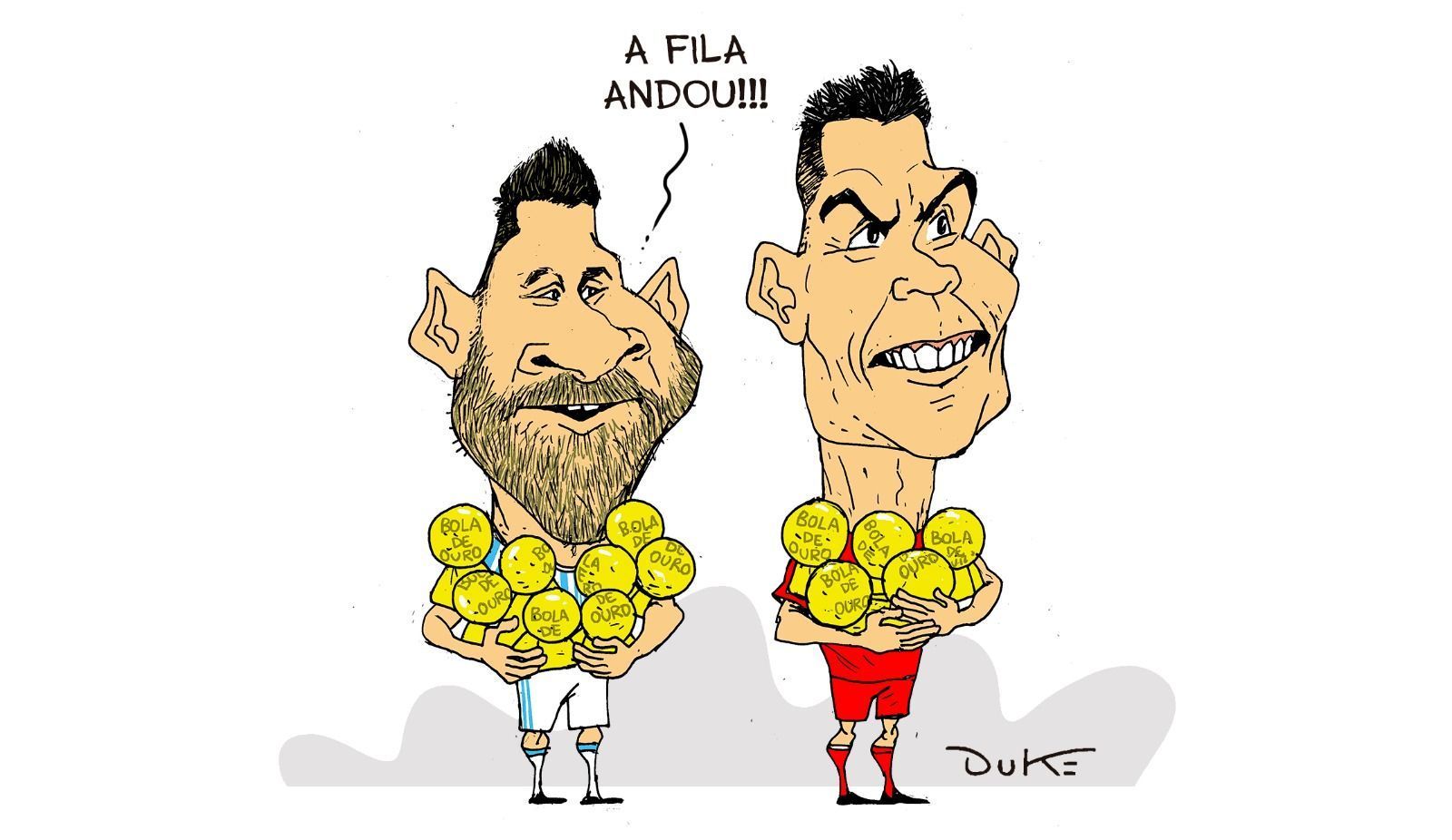 Charge do Duke | A fila anda para Messi e Cristiano Ronaldo