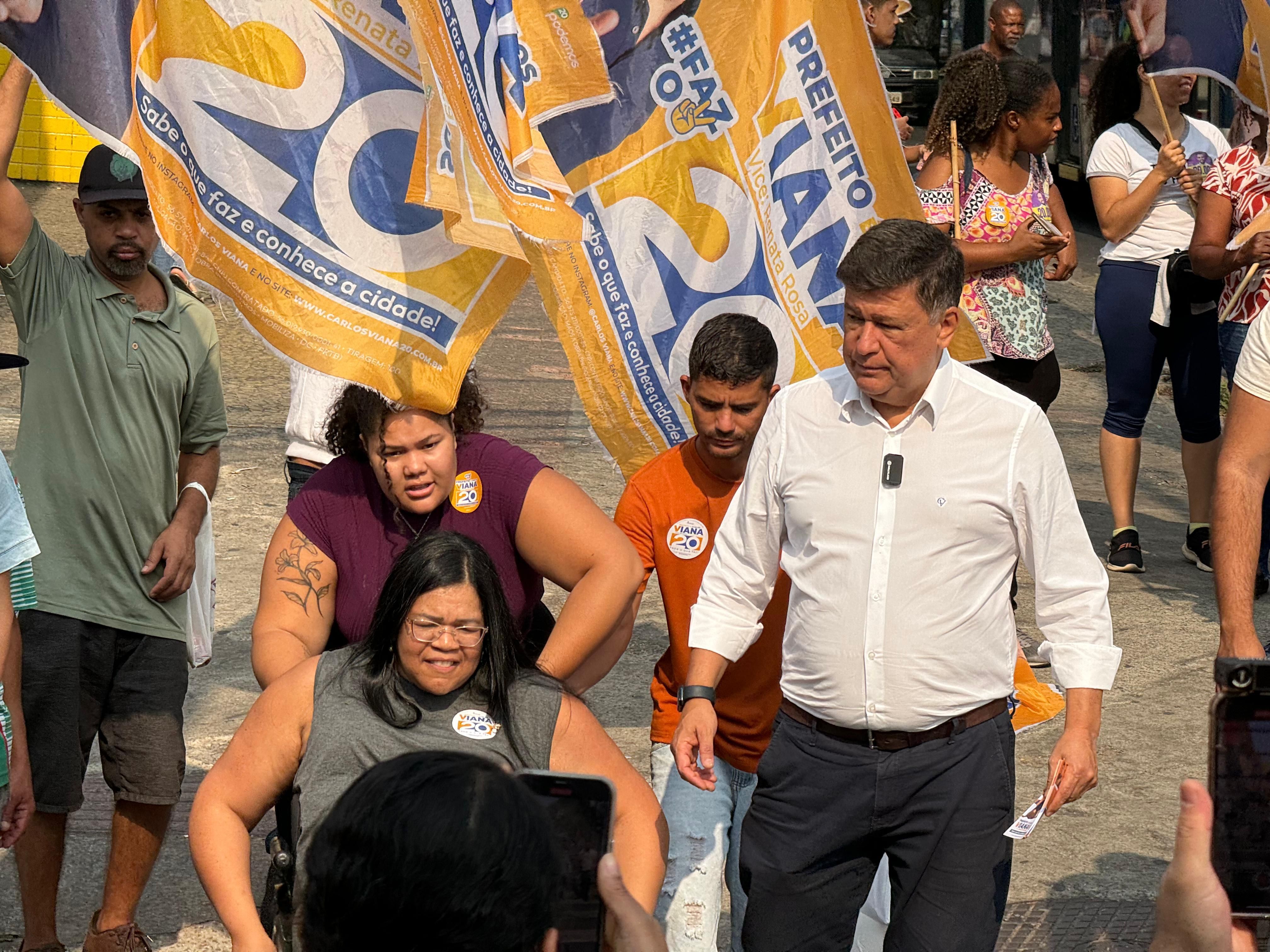 Carlos Viana promete banco de fomento municipal e redução na temperatura média de BH