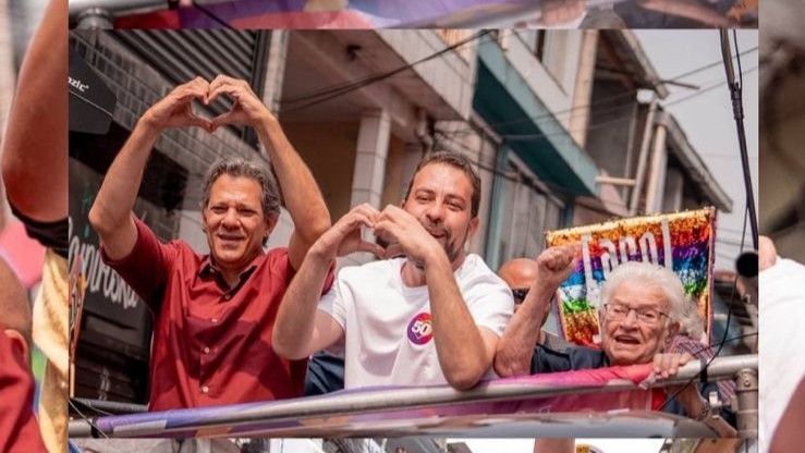 Ausente no 7 de Setembro em Brasília, Haddad participa de ato de Boulos em SP