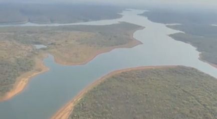 Em meio à estiagem e onda de calor, veja como está o reservatório Serra Azul, que abastece BH