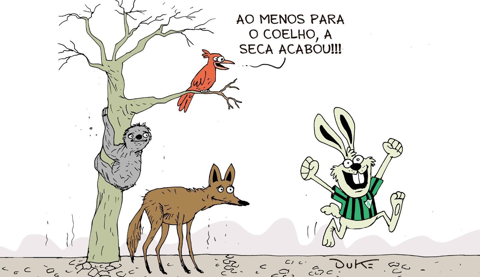 Charge do Duke | Fim da seca do América na Série B