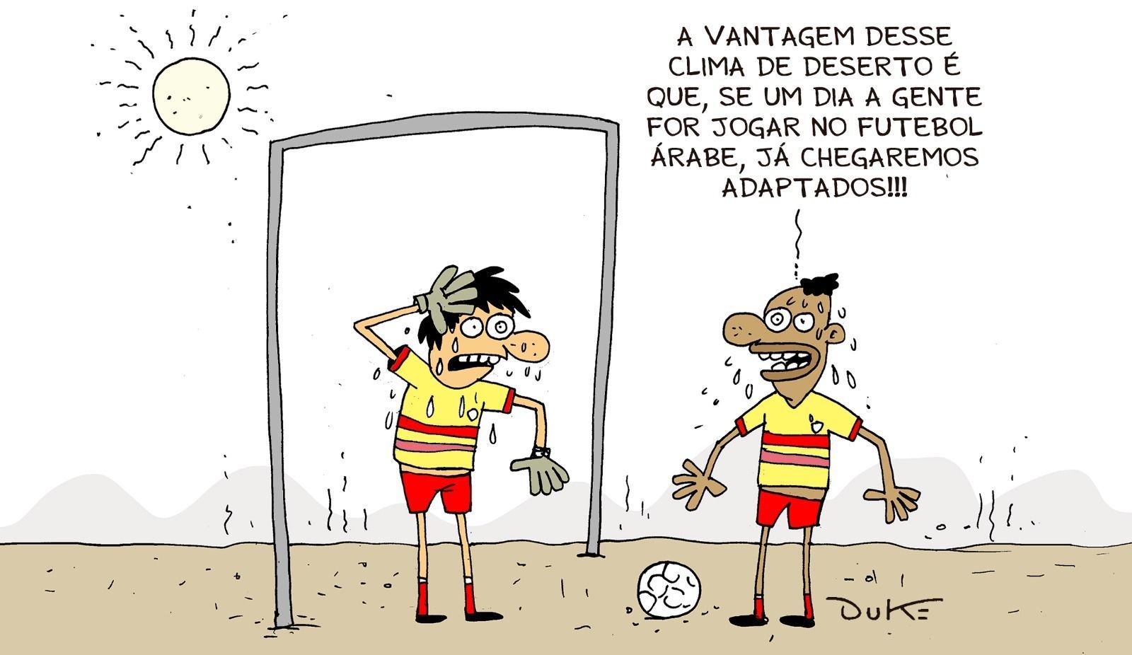 Charge do Duke: 'clima de deserto' no Brasil afeta jogadores