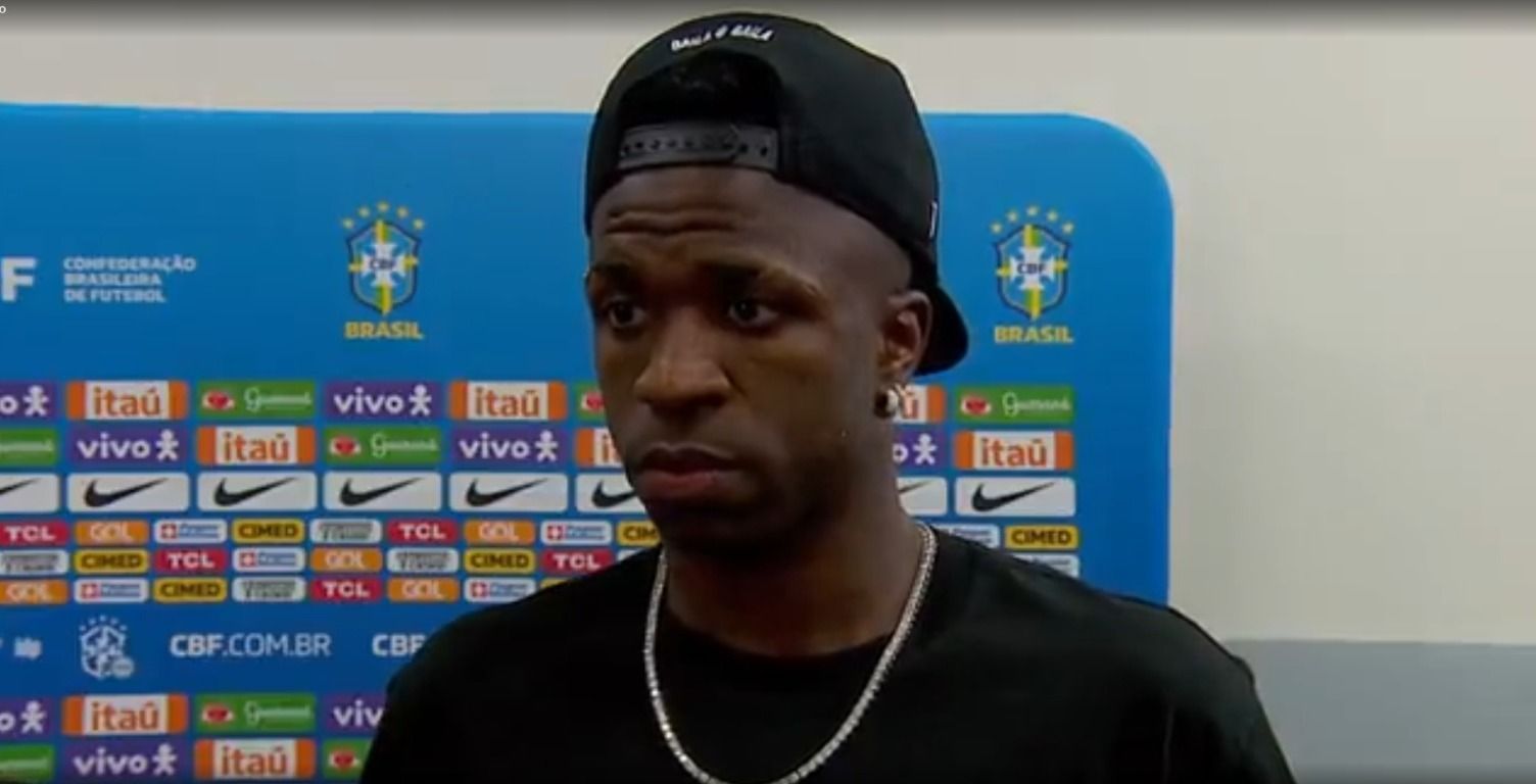 Vini Jr. reconhece momento ruim na Seleção e pede perdão à torcida