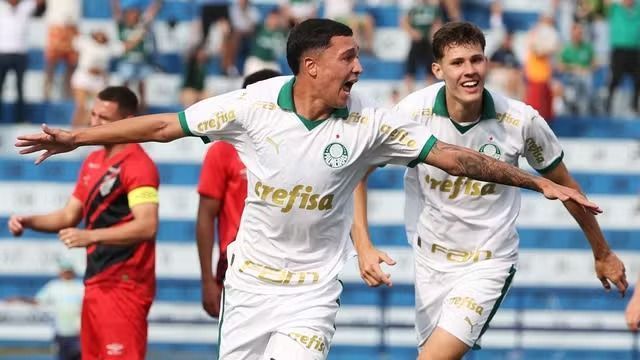 Palmeiras vence Athletico-PR e avança à final do Brasileiro Sub-20
