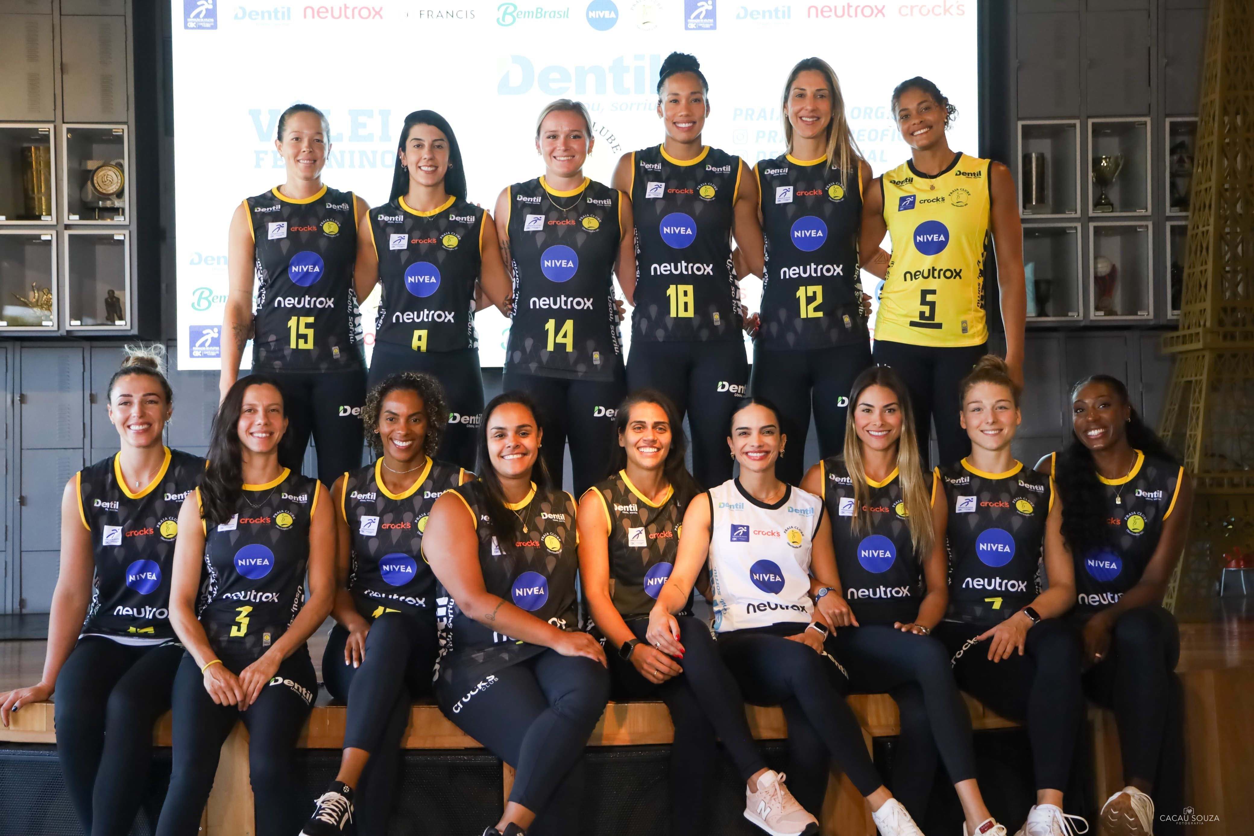 Vôlei: Dentil Praia Clube revela novidade e apresenta elenco com reforços ex-Minas