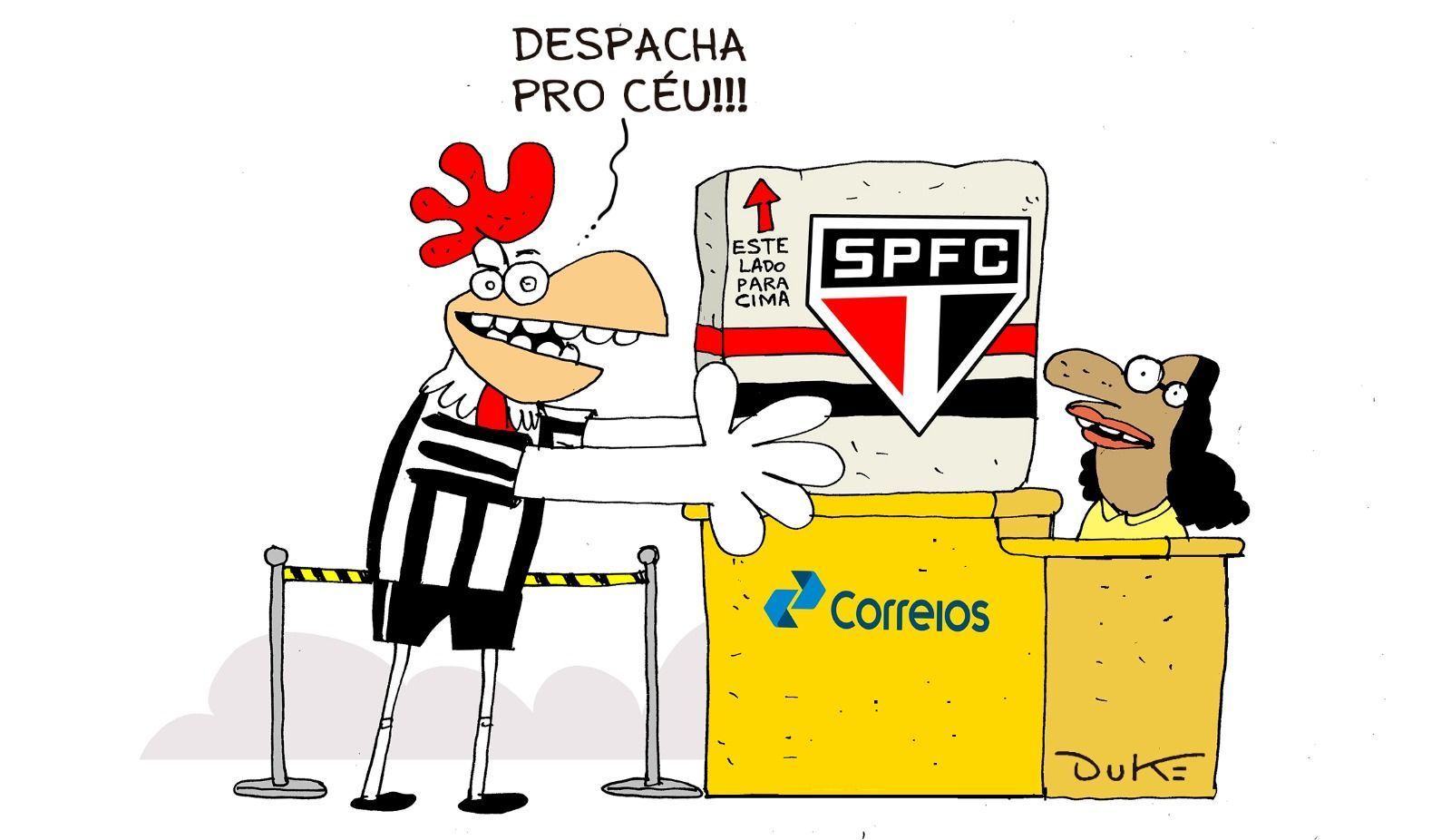 Charge do Duke | Atlético despacha São Paulo na Copa do Brasil