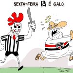 Charge do Duke | Atlético 'assombra' o São Paulo na sexta-feira 13