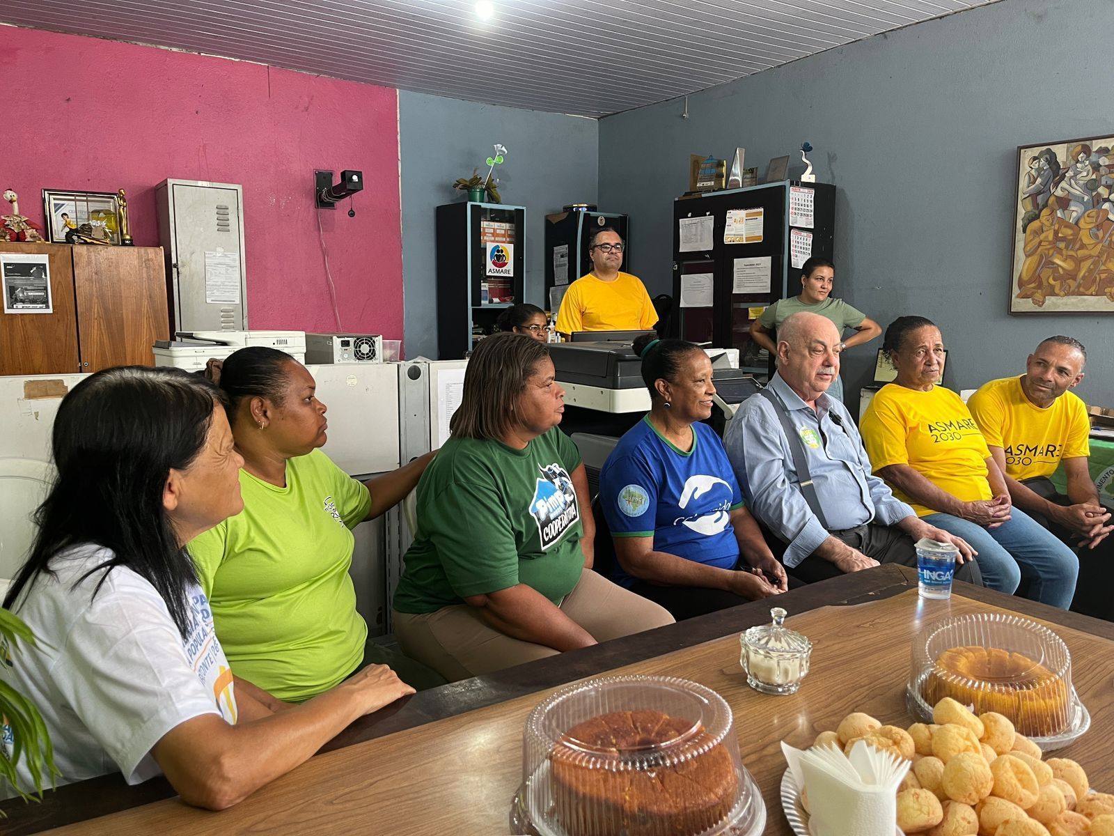 Fuad visita a Asmare e propõe programa de reciclagem para o carnaval
