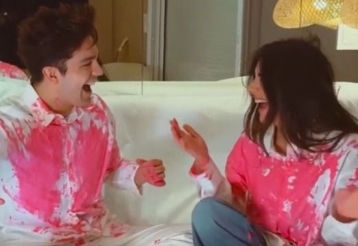Luan Santana e Jade Magalhães revelam sexo do bebê