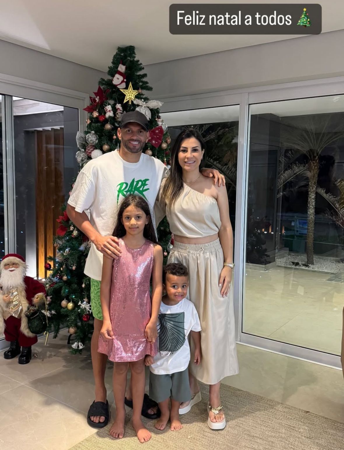 Veja fotos do Natal dos jogadores do Palmeiras