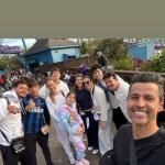 Ídolo do Cruzeiro, Fábio curte férias ao lado de Fernando Diniz nos EUA