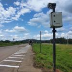 Radar é instalado na BR-458, próximo ao Parques do Vale