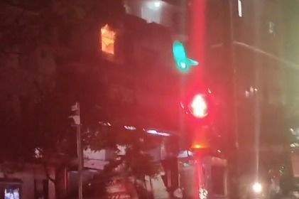 Vídeo: veja imagens de prédio pegando no fogo no Centro de BH