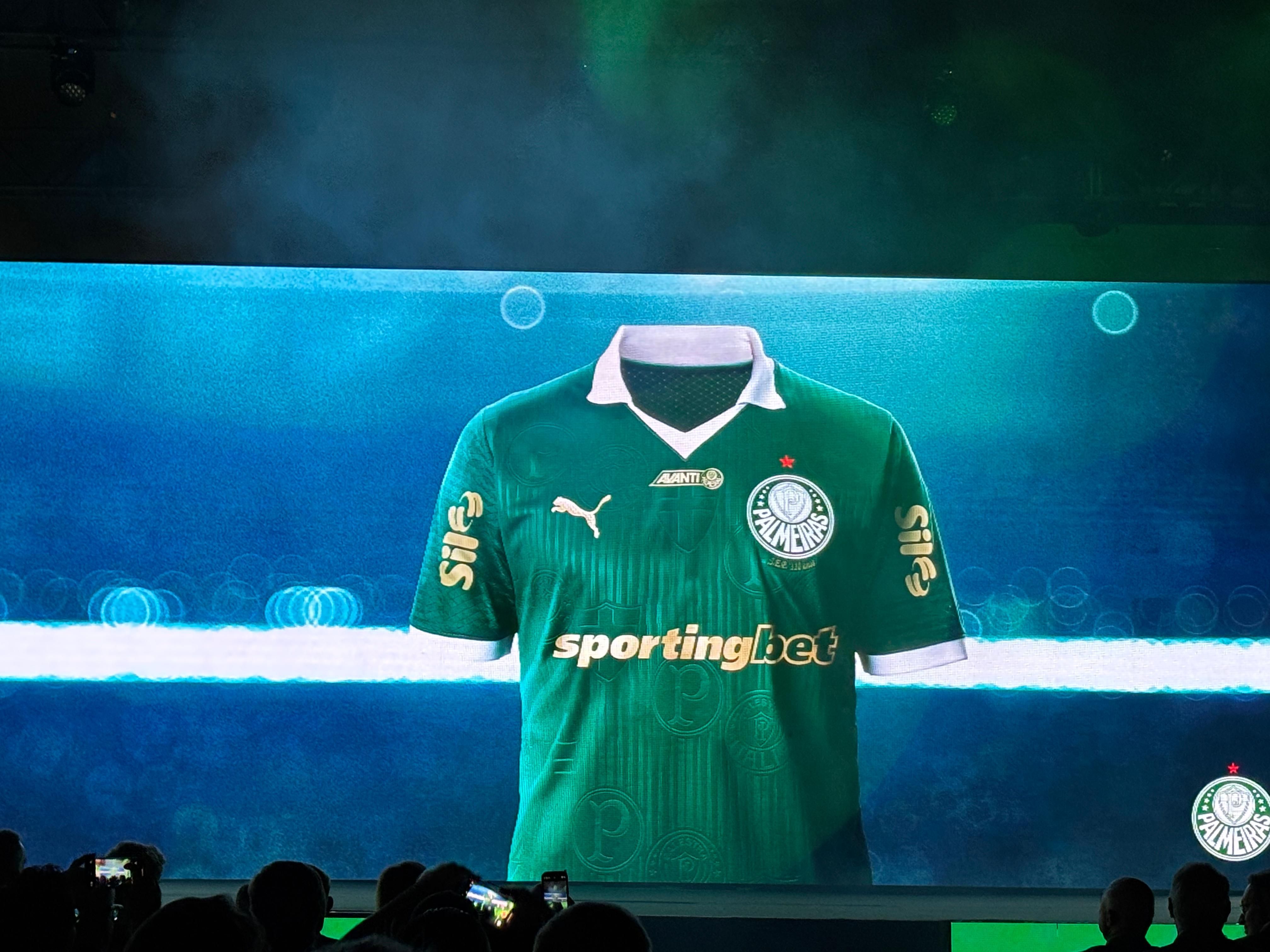 Palmeiras apresenta novo patrocínio máster da Sportingbet
