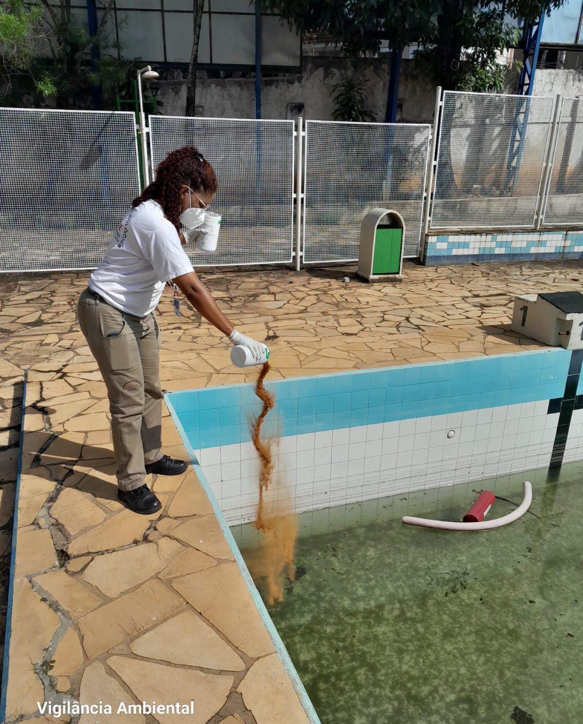 Piscinas do VTC não tem focos de dengue