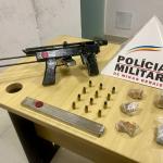Operação de combate ao tráfico apreende submetralhadora em Ipatinga