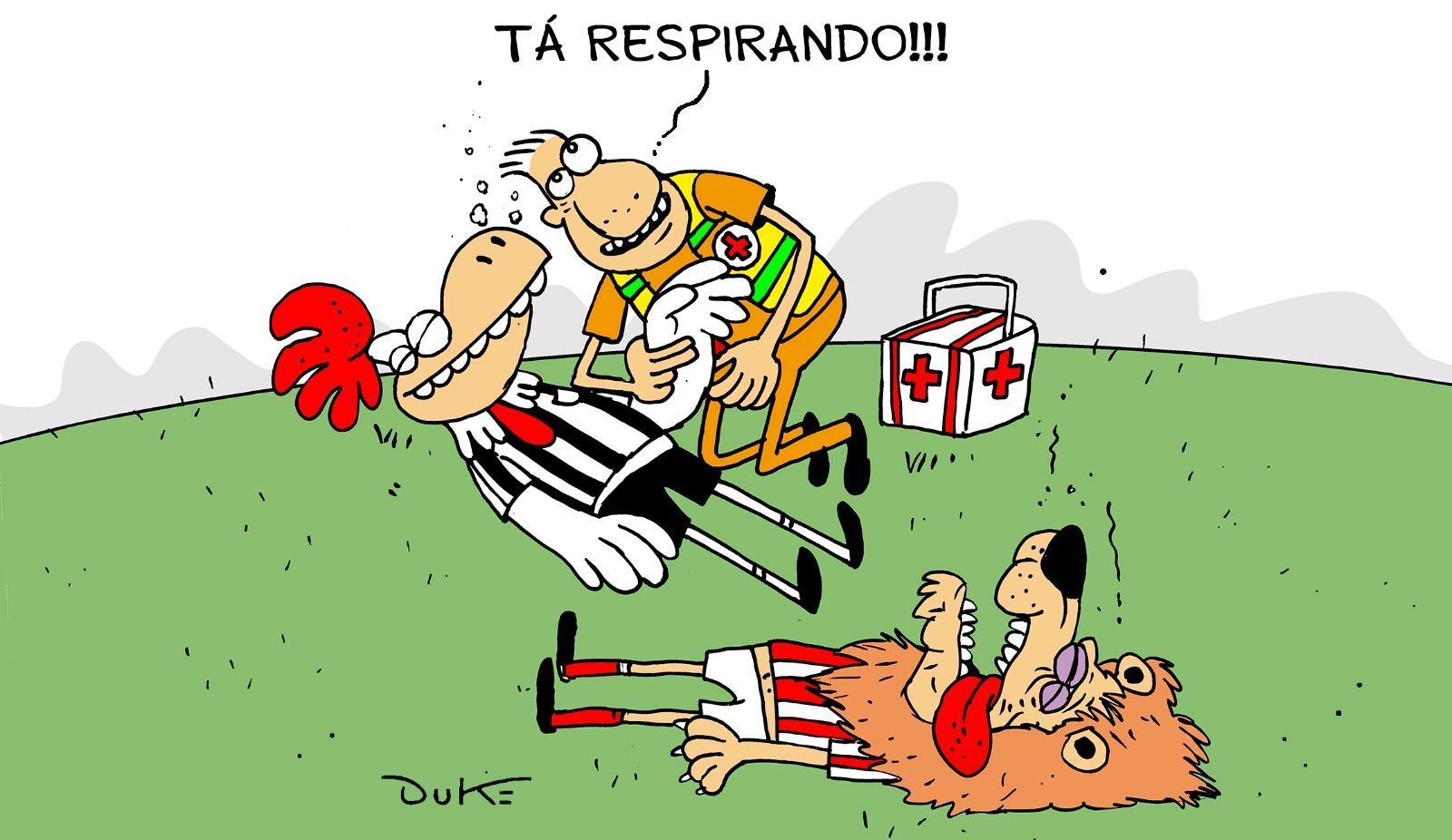 Charge do Duke | Galo segue vivo no Mineiro