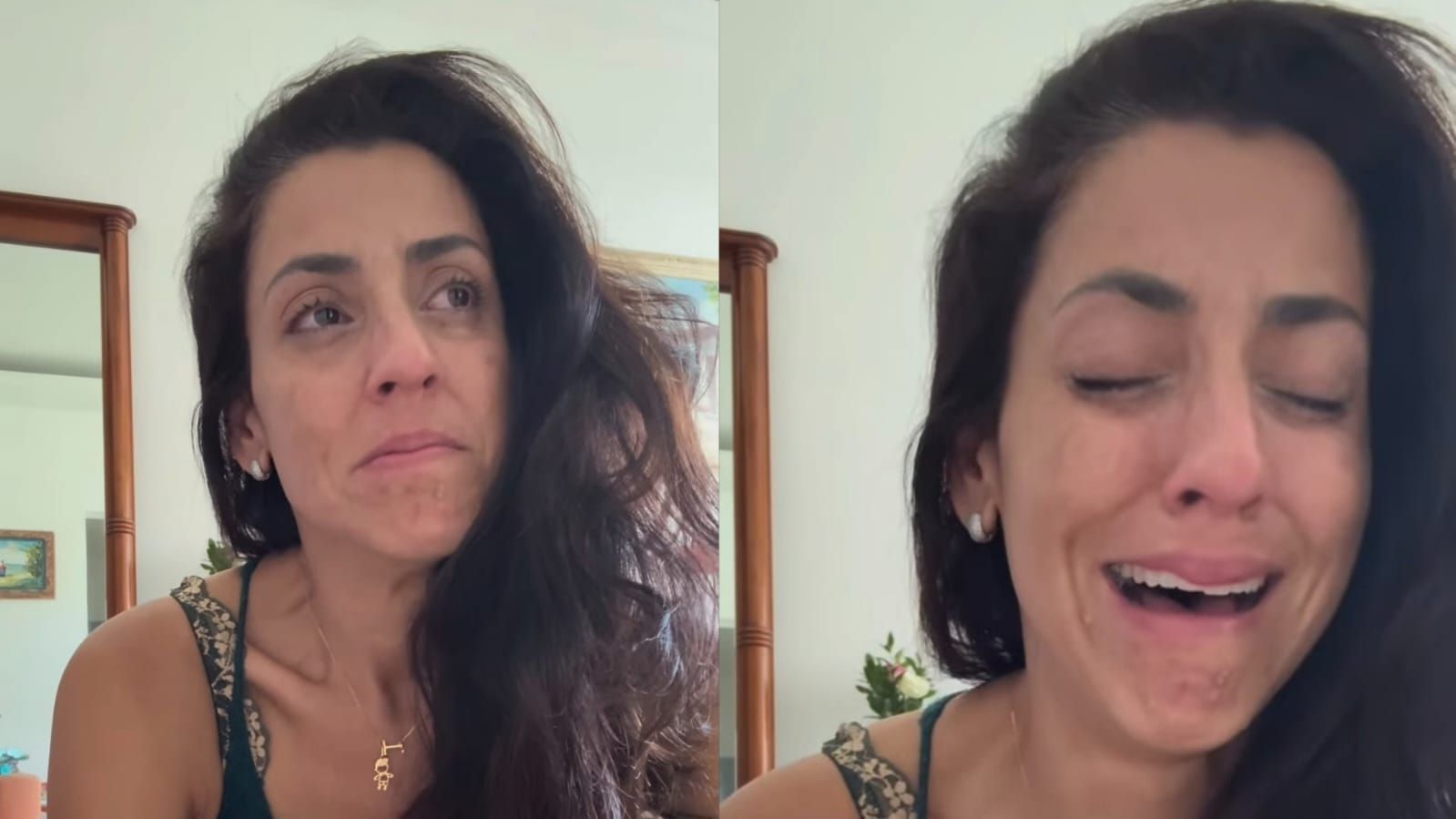 Após acusações de violência doméstica, Tula Tavares, ex de Camila Farani, chora sobre distância do filho