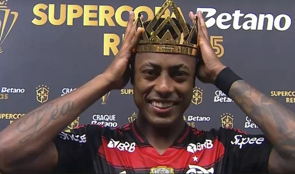 Eleito Rei da Supercopa, Bruno Henrique se emociona após título do Flamengo